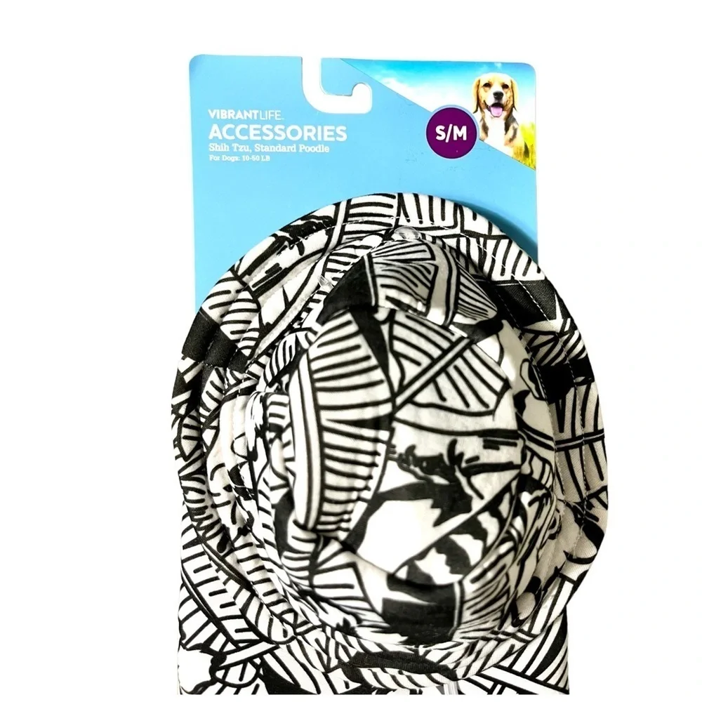Vibrant Life Accessories Dog Hat & Bandana Set Size Small/Medium New